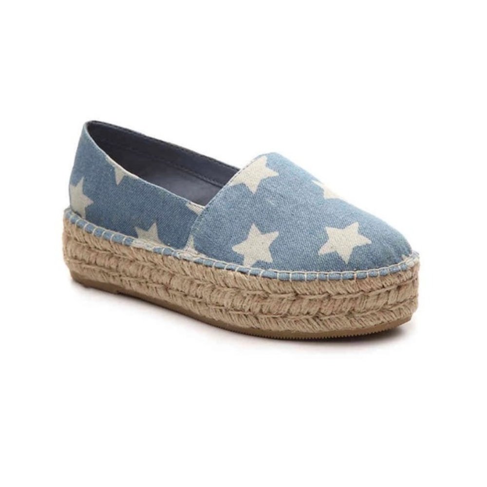 Steve Madden Talan Chambray Platform Espadrilles
